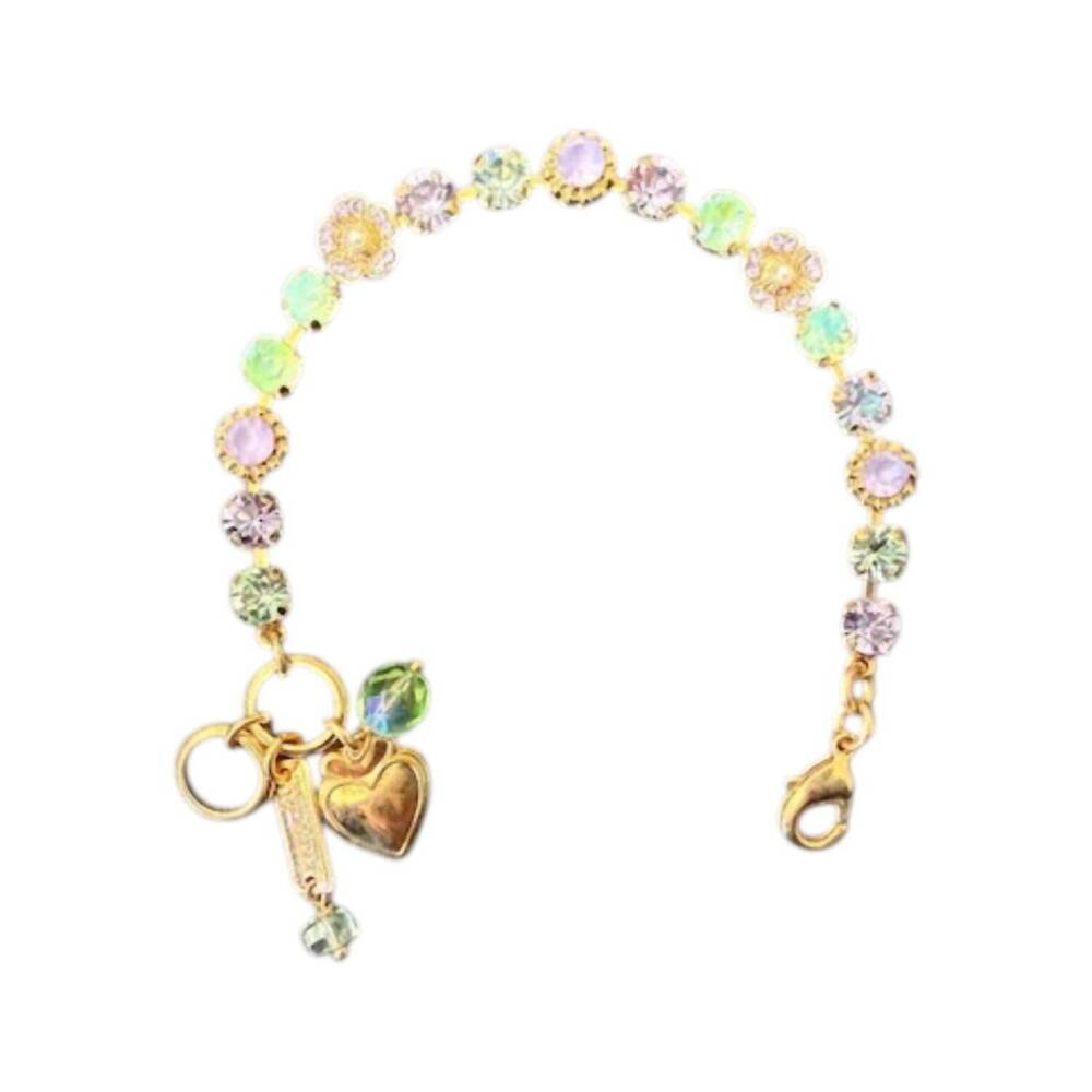 NEW MARIANA women's mint chip bracelet in gold